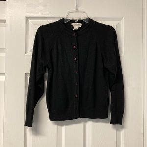 Hampshire studio black sweater size petite medium